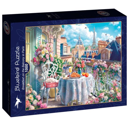 Puzzle Bluebird Café Da Manhã Na Varanda Em Paris de 1000 Peças