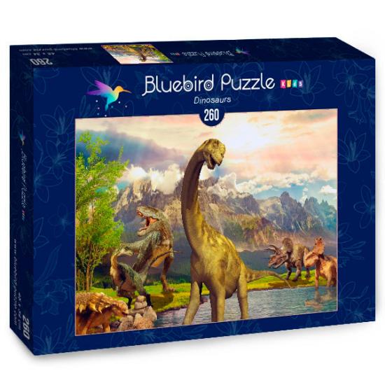 Puzzle Bluebird Dinossauros 260 Peças