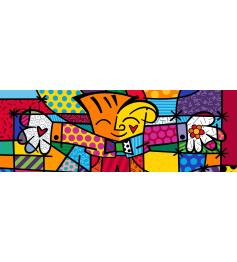 Puzzle Bluebird O Abraço Panorama 1000 peças