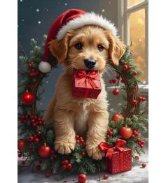 Puzzle Bluebird Filhote De Cachorro Do Papai Noel XXL de 300 peç