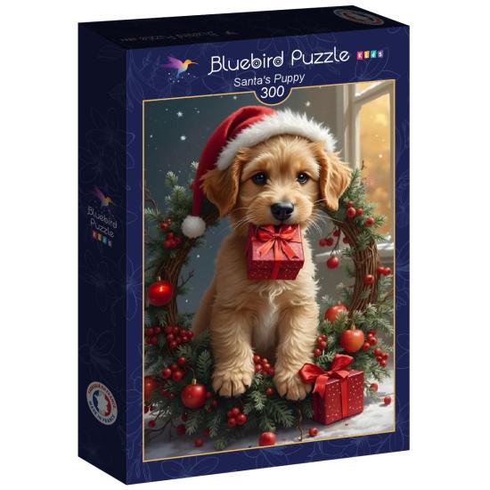 Puzzle Bluebird Filhote De Cachorro Do Papai Noel XXL de 300 peç