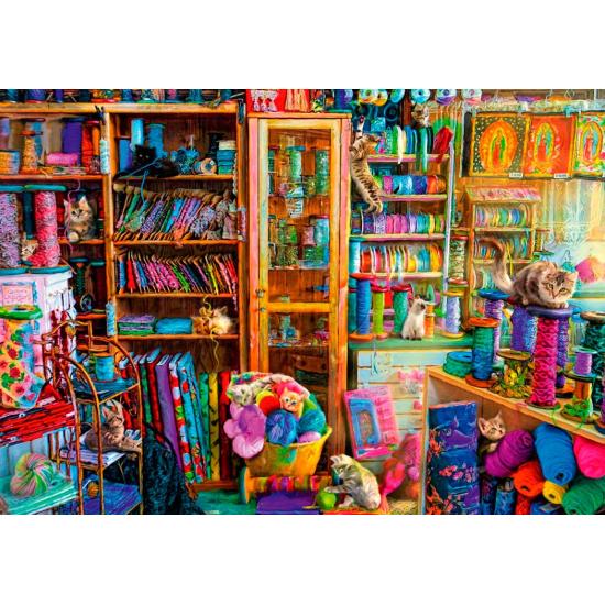 Puzzle Bluebird Heaven para gatos 1000 peças