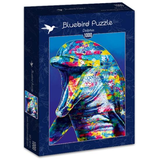 Puzzle Bluebird O Golfinho Colorido 1000 Peças