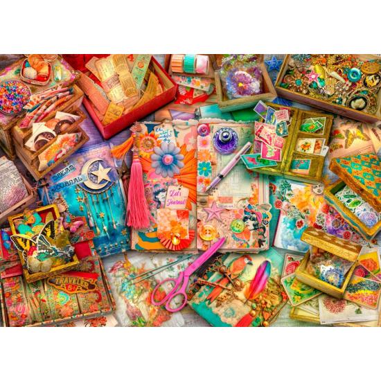 Puzzle Bluebird A Mesa do Jornalista Lixo 500 peças Puzzle Bluebird A Mesa do Jornalista Lixo 500 peças