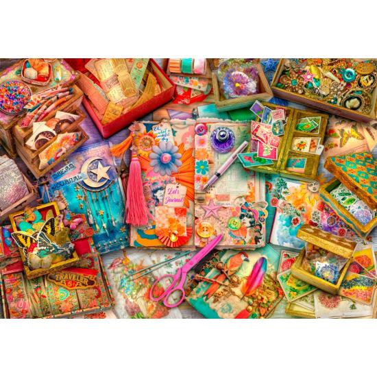 Puzzle Bluebird A Mesa do Jornalista Lixo 1000 Peças Puzzle Bluebird A Mesa do Jornalista Lixo 1000 Peças