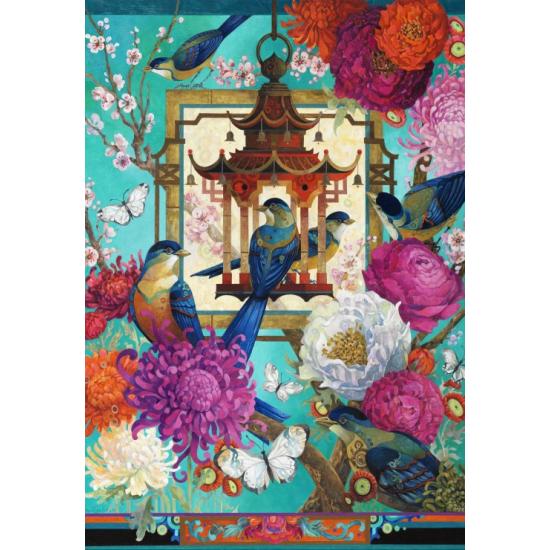 Puzzle Bluebird O Jardim Asiático 1000 peças Puzzle Bluebird O Jardim Asiático 1000 peças