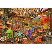 Puzzle Bluebird A Varanda no Outono 1000 peças