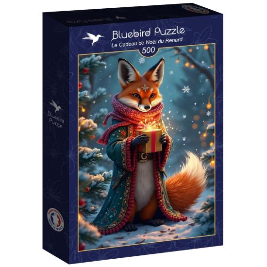 Puzzle Bluebird O Presente De Natal Da Raposa XXL de 300 peç