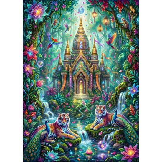 Puzzle Bluebird O Santuário Dos Tigres de 500 peças