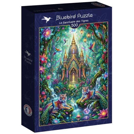 Puzzle Bluebird O Santuário Dos Tigres de 500 peças