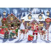 Puzzle Bluebird Oficina do Papai Noel de 1000 Peças