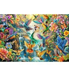 Puzzle Bluebird O Voo Dos Beija-Flores 1000 peças
