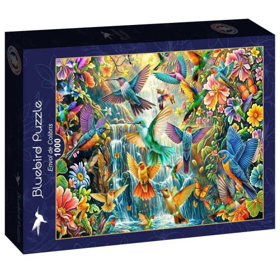 Puzzle Bluebird O Voo Dos Beija-Flores 1000 peças