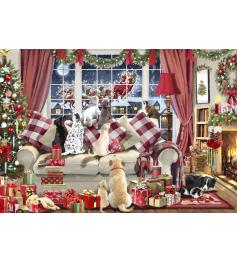 Puzzle Bluebird Esperando O Papai Noel 1000 peças