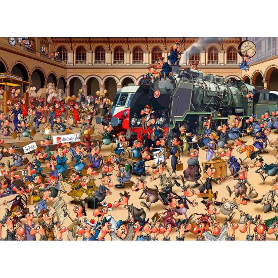 Puzzle Bluebird Estação de Trem Francesa de 3000 Peças
