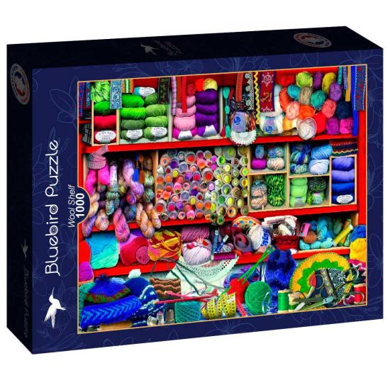 Puzzle Bluebird Prateleira de Lã 1000 Peças