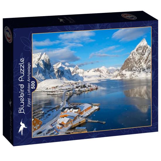 Puzzle Bluebird Fiorde Arquipélago de Lofoten de 500 peças