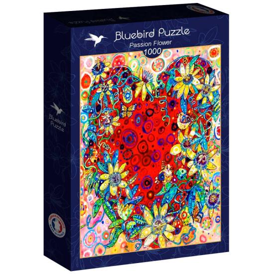 Puzzle Bluebird Flor da Paixão de 1000 Peças