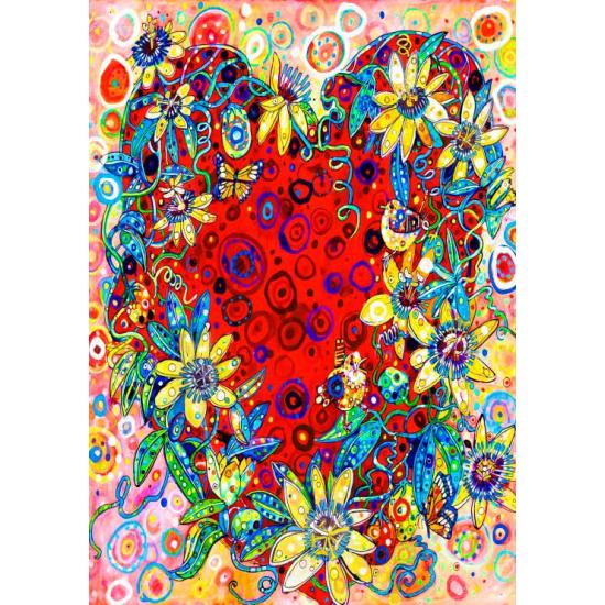 Puzzle Bluebird Passion Flower 1500 peças