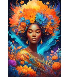 Puzzle Bluebird Flower Power 1000 Peças