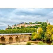 Puzzle Bluebird Fortaleza Real de Chinon, França de 1000 Pçs