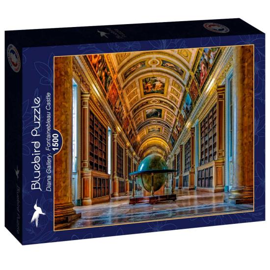 Puzzle Bluebird Galeria Diana, Castelo de Fontainebleau de 1500 Puzzle Bluebird Galeria Diana, Castelo de Fontainebleau de 1500