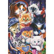 Puzzle Bluebird Gatinhos de no Armário 1000 peças