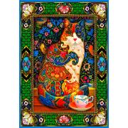 Puzzle Bluebird Gato Pintado de 1500 Peças