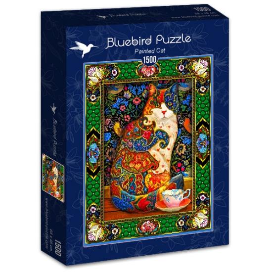 Puzzle Bluebird Gato Pintado de 1500 Peças