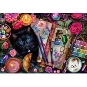 Puzzle Bluebird Gatos Artistas de 1000 Peças