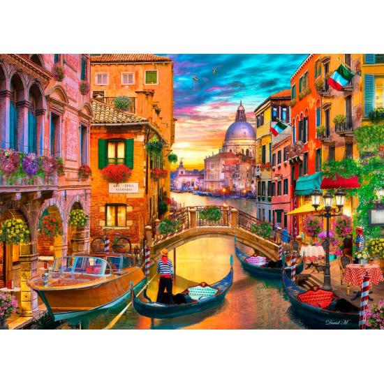 Puzzle Bluebird Grande Canal de Veneza 1500 peças Puzzle Bluebird Grande Canal de Veneza 1500 peças
