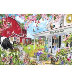Puzzle Bluebird Fazenda Spring Green 1500 peças