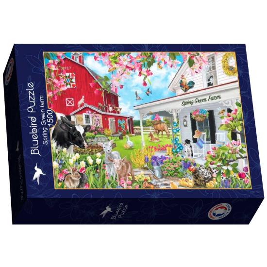 Puzzle Bluebird Fazenda Spring Green 1500 peças