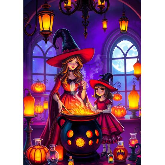 Puzzle Bluebird Feitiços E Abóboras XXL de 300 peças