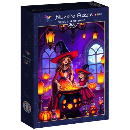 Puzzle Bluebird Feitiços E Abóboras XXL de 300 peças