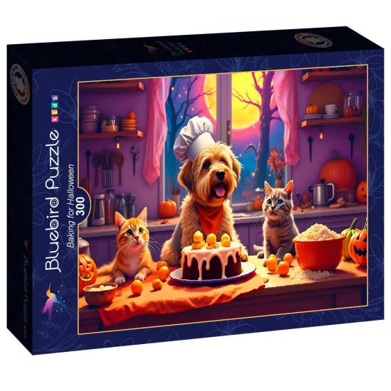 Puzzle Bluebird Assando Para O Halloween XXL de 300 peças