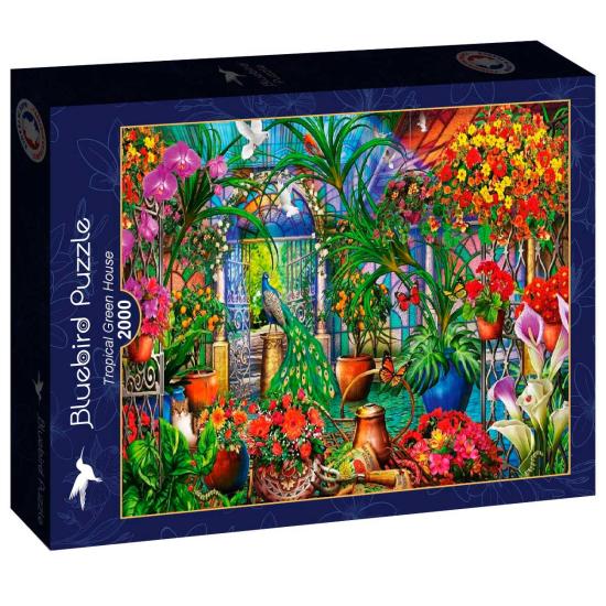 Puzzle Bluebird Casa Verde Tropical 2000 Peças