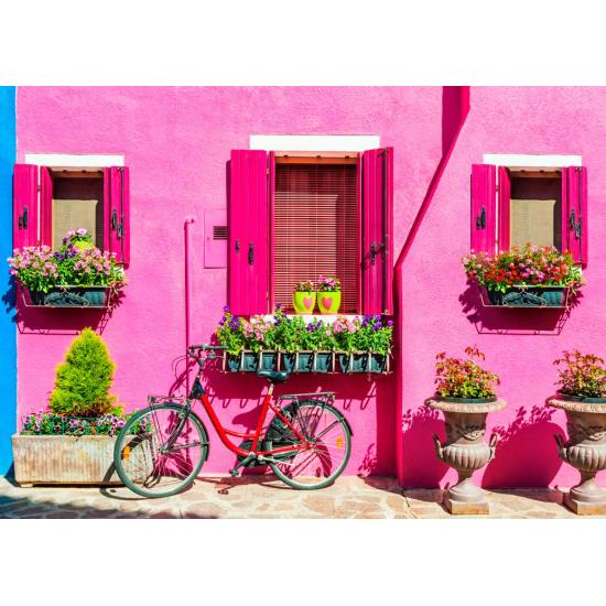 Puzzle Bluebird Ilha De Burano, Itália de 500 peças