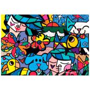 Puzzle Bluebird Garden Britto 1000 peças