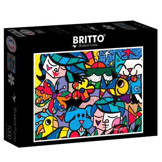 Puzzle Bluebird Garden Britto 1000 peças