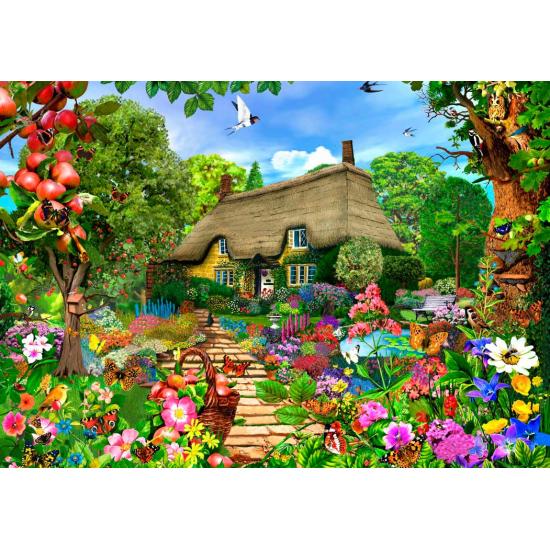 Puzzle Bluebird Jardim da Casa de Campo Inglês 1500 peças