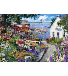 Puzzle Bluebird Jardim Costeiro de 1000 Peças