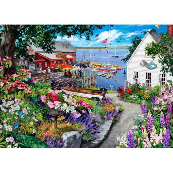 Puzzle Bluebird Jardim Costeiro de 500 peças Puzzle Bluebird Jardim Costeiro de 500 peças