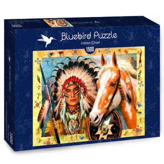 Puzzle Bluebird Chefe Indiano de 1500 peças