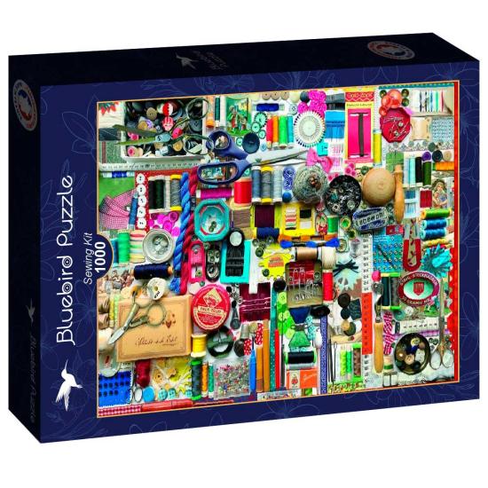 Puzzle Bluebird Kit de Costura de 1000 Peças