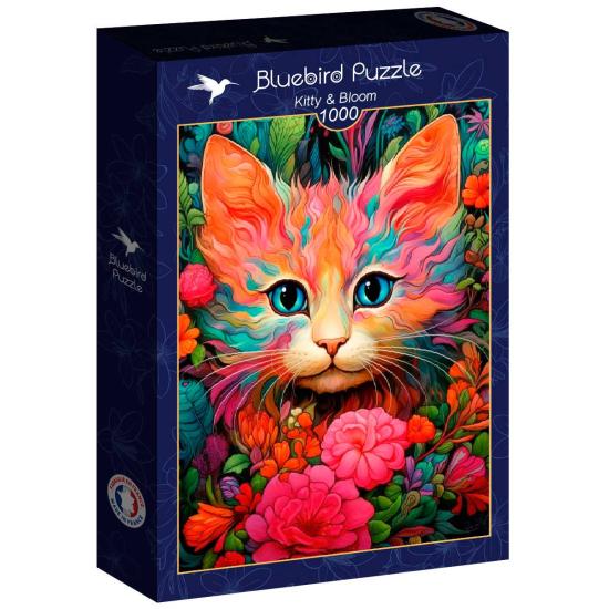 Puzzle Bluebird Kitty E Bloom 1000 Peças
