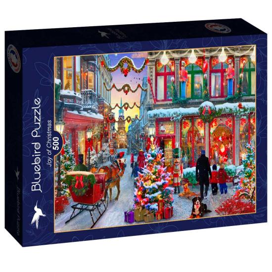 Puzzle Bluebird Alegria do Natal de 500 peças