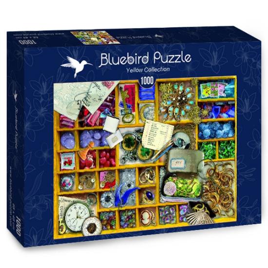 Puzzle Bluebird A Coleção em uma Caixa Amarela de 1000 peças