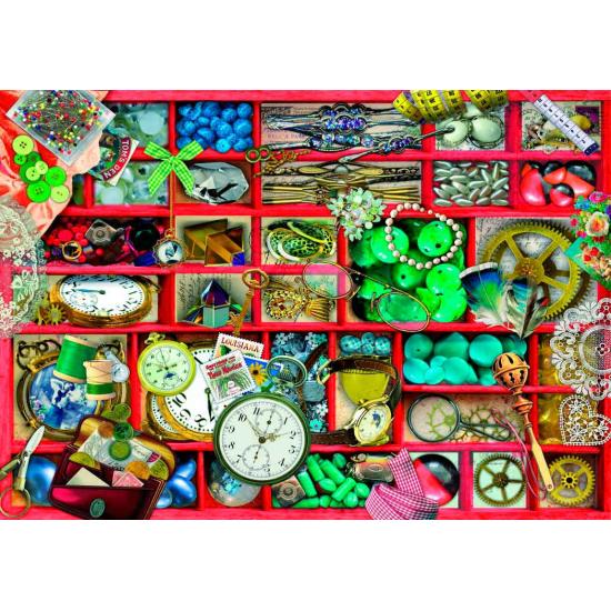 Puzzle Bluebird A Coleção em Caixa Vermelha de 1000 Peças