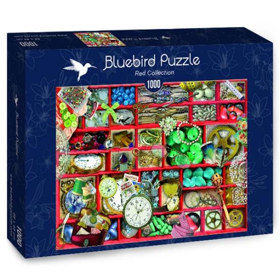 Puzzle Bluebird A Coleção em Caixa Vermelha de 1000 Peças